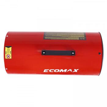 Ecomax gāzes sildītājs EMH400030E EMX, 30kW, 220-240V, 0,7Bar, 650m³/h, 2183g/h, 250m2, tiešā degšana, manuālā aizdedze, IPX4 (EMH400030E&EMX)