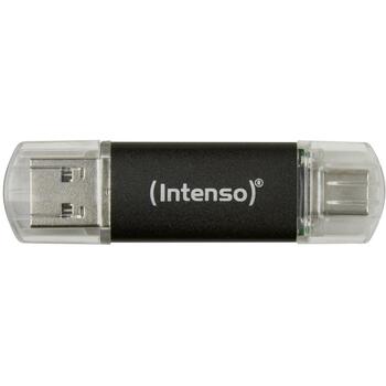 Intenso USB флеш-накопитель 3539491 128 ГБ, USB 3.2 Gen 1, скорость чтения 70 МБ/с, OTG, USB Type-A, USB Type-C (3539491)