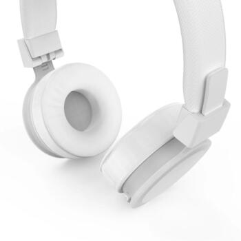 Hama 00184197 Freedom Lit II, беспроводные наушники, Bluetooth 5.3, 40mm, ANC, 30h, USB-C, белый (00184197)