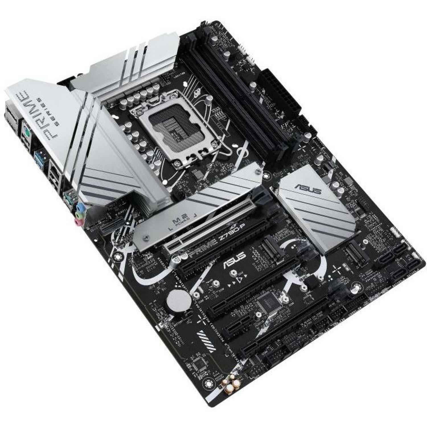 Asus Материнская плата PRIME Z790-P, LGA 1700, DDR5, 128 ГБ, 4 DIMM, 1 M.2, 4 SATA III, 2.5 Гбит Ethernet, 7.1 аудио (PRIMEZ790-P)