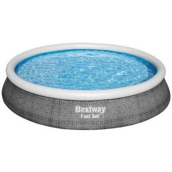 Bestway Бассейн 8968293, 396 см, 84 см, 7340 л, Надувной, Tritech, Фильтровальный насос 2006 л/ч, Легкая установка (8968293)