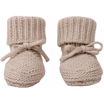 Lodger Slipper Knit пинетки SLK 599_0-6, 0-6M, 100% хлопок, песочный цвет, Oeko-Tex, для всех сезонов (SLK 599_0-6)