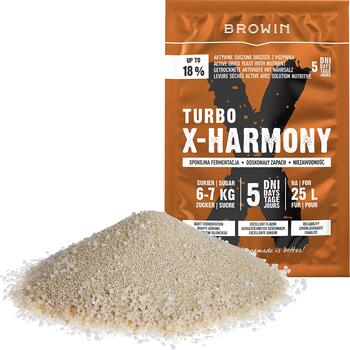 Browin Turbo X-Harmony 403203, 138г, 25л, 18%, 5-7 дней, активные сухие дрожжи с питательными веществами (403203)