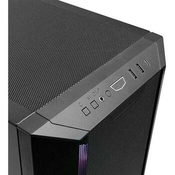 Lian Li Kaste LANCOOL III G99.LAN3RX.00, 4x140mm PWM ventilatori, 12 disku vietas, melna, caurspīdīga (G99.LAN3RX.00)