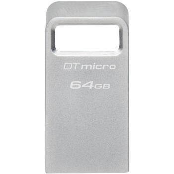 Kingston DataTraveler zibatmiņa DTMC3G2/64GB, 64 GB, 200 MB/s, USB Type-A, metāla, 1 gab. (DTMC3G2/64GB)