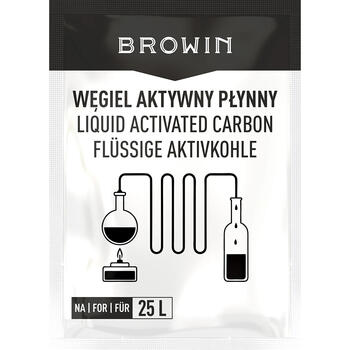 Browin 405112 šķidrā aktīvā ogle 25 L, 140 g, kokosšķiedra, efektivitāte 30 (405112)