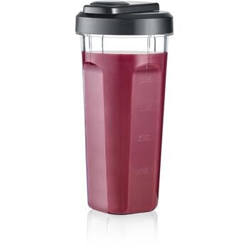 Severin Smoothie Maker SM 003743, 320 W, 2 uzgaļi, 0.6 l, 24000 apgr./min, nerūsējošais tērauds, Tritan (SM 003743)