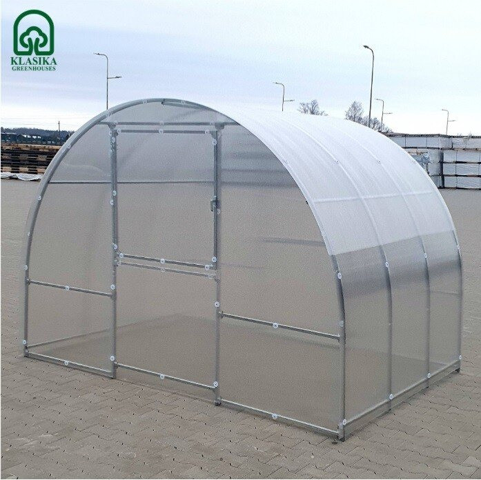 Siltumnīca KLASIKA EASY 3x6m (18m2) ar 4mm polikarbonāta pārklājumu 4779037492619 (4779037492619)