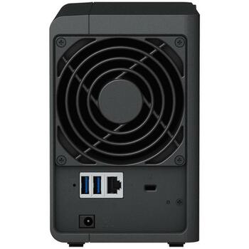 Synology NAS хранилище DS223, 2 отсека, 1 RJ45, 3 USB 3.2, 2 ГБ памяти, EXT4, готов к использованию (DS223)