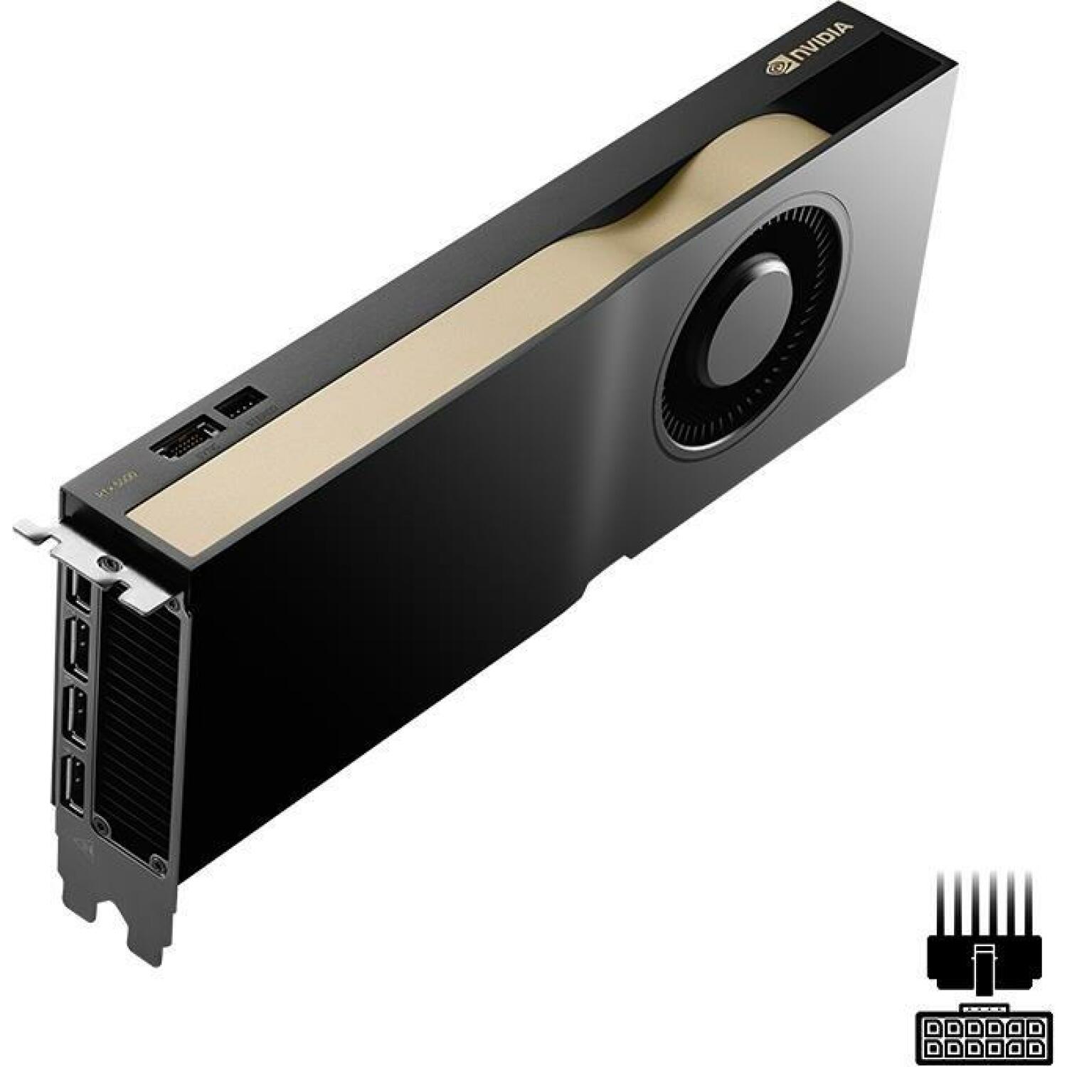 PNY Видеокарта VCNRTX5000ADA-SB 32GB GDDR6, 12800 CUDA ядер, PCIe x16 4.0, Активное охлаждение, 4 DisplayPort 1.4a (VCNRTX5000ADA-SB)