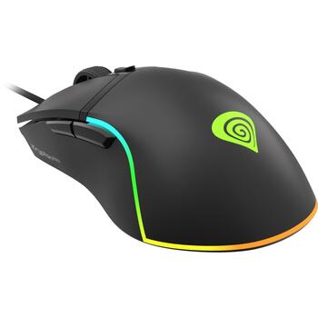 Genesis Krypton 220 datorspēļu pele NMG-1770, 6400 DPI, USB Type-A, optiskā, 6 pogas, RGB apgaismojums, ergonomisks, labās rokas (NMG-1770)