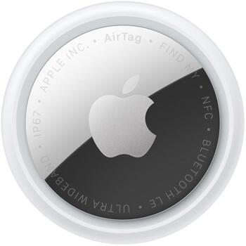 Apple AirTag (2-е поколение) 4 упаковки MFEA4ZM/A, 11,8 г, CR2032, IP67, Bluetooth, NFC, встроенный динамик, акселерометр (MFEA4ZM/A)