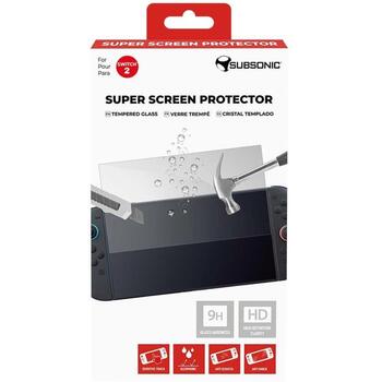 Subsonic Закаленное стекло SA5712, 0.24mm, 9H, Nintendo Switch 2, ударопрочное, устойчивое к царапинам, комплект для чистки (SA5712)