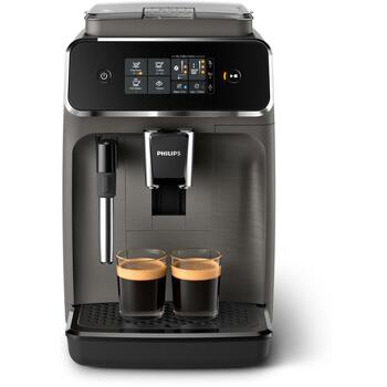 Кофемашина Philips EP2224/10, мощность 1500 Вт, ёмкость резервуара для воды 1.8 Л, 2 носика, керамическая кофемолка, TFT дисплей (EP2224/10)
