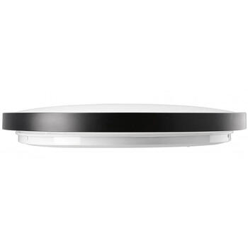 Griestu gaismeklis ATOL LED, Ø400mm, 4000K, 32W, 2560lm, PF>0.9, IP54, melns; LD-ATOL32W-NW-10 GTV (LD-ATOL32W-NW-10)