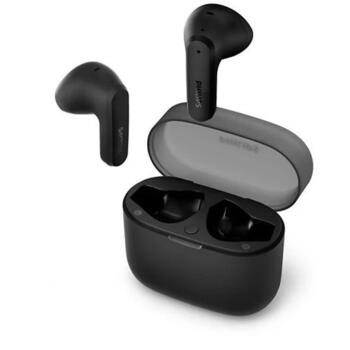 Philips Наушники TAT2139BK/00, черный, 10 м, стерео, 16 Ω, 94 дБ, 28 ч, Bluetooth 5.3, шумоподавление, беспроводные (TAT2139BK/00)