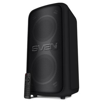 Супер праздничная Party Box с караоке для мероприятий 1000W TWS Bluetooth FM USB LED дисплей питание от сети чёрная SV-022686 Sven (SV-022686)