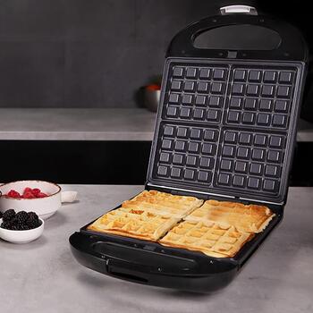 Cecotec Sendviču tosteris Rock'nToast Family 3112, 1500 W, 3 plāksnes, nerūsējošā tērauda apdare, nepiedegošs pārklājums (3112)