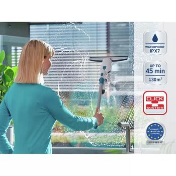 Leifheit Nemo 1051042 вакуумный очиститель окон, 28cm, 60ml, 45min, 130m², адаптер Click (1051042)