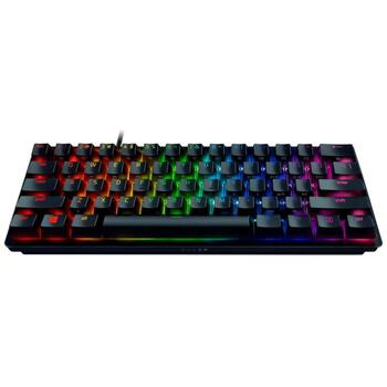 Razer Huntsman Mini 60% klaviatūra RZ03-03390700-R3N1, USB-C, RGB Chroma, Opto-mehāniskā, NORD, Anti-Ghosting, PBT taustiņi (RZ03-03390700-R3N1)