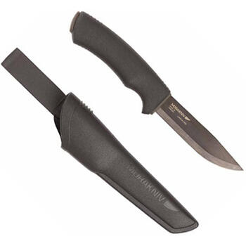 Nazis Bushcraft, melns, asmens 109x3.2mm, 12490 MORAKNIV (12490)