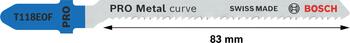 5 figūrzāģa asmeņi T 118 BOF, Figūrzāģiem PRO METAL CURVE T118EOF FIGŪRZĀĢA ASMENS, 2608634237, BOSCH (2608634237)