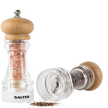 Salter Молоты для перца 7607 WDXR, 168mm, 71mm, керамика, механический, регулируемая степень помола, 2 молота (7607 WDXR)