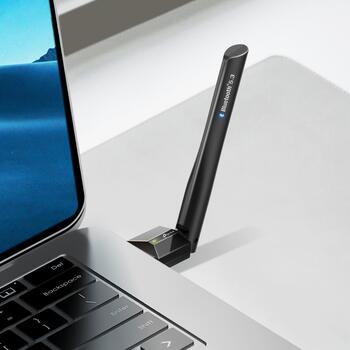 TP-Link UB500 Plus Bluetooth 5.3 USB-адаптер с регулируемой антенной 81×42×16.8 mm Черный (UB500 PLUS)