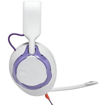 JBL Quantum 250 Wireless White JBLQTUM250WHT, беспроводная гарнитура, 50 мм, 32 Ом, 20-20000 Гц, 100 дБ, 1.5 м, для игр (JBLQTUM250WHT)