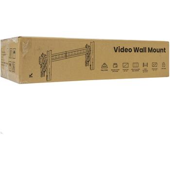 Sbox кронштейн для телевизора LVW02-48T, 37-70'', 70кг, 800x400, черный, сталь, фиксированный, настенный (LVW02-48T)