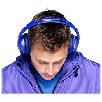 Skullcandy Наушники S5CSW-M712, 22ч, 30Ω, Bluetooth 5.0, Микрофон, Cobalt blue, Складные, 3.5mm кабель (S5CSW-M712)