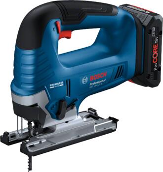 Bezvadu figūrzāģis ar loku rokturi, izturīgs dizains un bezsuku motors, 06015B3001, BOSCH (06015B3001)
