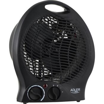 Adler ventilatorsildītājs AD 7761, 2000W, 2 līmeņi, termostats, aukstā gaisa pūšana, aizsardzība pret pārkaršanu, indikators (AD 7761)
