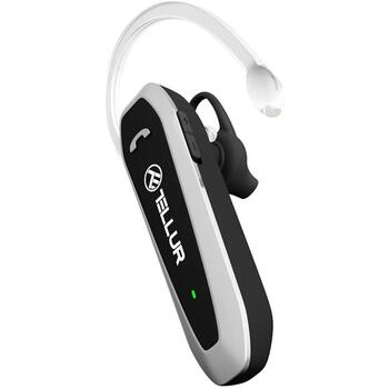 Tellur austiņas Vox 100 TLL511531, 12.3g, melna, bezvadu, 20Hz-20KHz, 32Ω, A2DP, AVRCP, HFP, trokšņu slāpēšana, iebūvēts mikrofons (TLL511531)