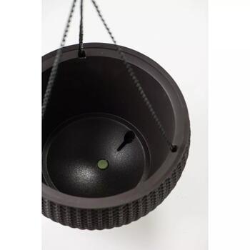 Keter Hanging Sphere Planter 29199246939, 35x35x22cm, 0.90kg, rotangpalmas raksts, laikapstākļiem izturīgs (29199246939)