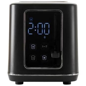 Zelmer Тостер ZTS7990 71305688P, 870 Вт, 2 тоста, электронное управление, черный, съемный лоток для крошек, функция разморозки (71305688P)