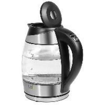 Lafe Электрический чайник CEG005 LAFCZA45187, 2200 Вт, 1.8 л, стекло, 5 уровней температуры, автоматическое отключение (LAFCZA45187)