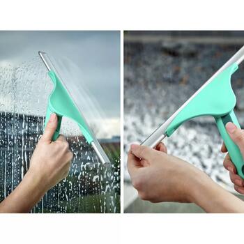 Leifheit Window Slider M 28cm 1051425, стеклоочиститель, подвижное соединение, система Click, 28cm (1051425)