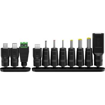 Goobay Strāvas adapteris 64569, 3/4.5/5/6/7.5/9/12 V, 18 W, 1 x DC 5.5 mm x 2.1 mm, Europlugs (64569)