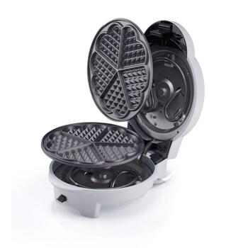 Mini grills ar 700 W jaudu un 5 sirds formas formām WM701W White Gorenje (WM701W)