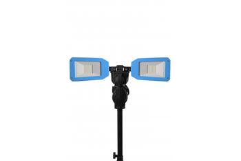 Hogert prožektors ar statīvu HT1E455, 10000lm, IP54, IK08, 3m kabelis, 56 SMD LED, 6500K, 100-240V (HT1E455)