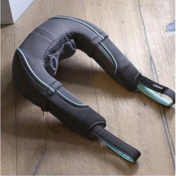 Homedics Masāžas ierīce NMS-255-EU, 36 W, pelēka, dziļi mīcoša, siltums, noņemams apvalks, automātiska izslēgšana (NMS-255-EU)