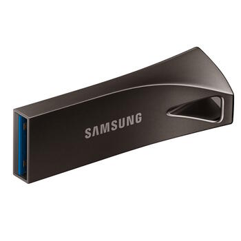 Samsung MUF-512BE4/APC BAR Plus USB-накопитель 512 GB USB 3.2 Gen 1 до 400 MB/s чтение до 110 MB/s запись USB-A Gray (MUF-512BE4/APC)