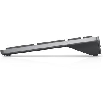 Dell Klaviatūra KB740 580-AKOX, Titan pelēka, Bluetooth 5.0, Multi-Device, 3 gadu apmaiņas serviss (580-AKOX)