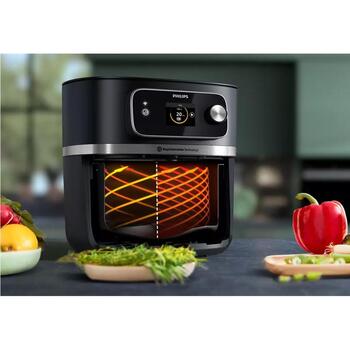 Philips karstā gaisa friteris HD9880/90, 2200 W, 8.3 l, automātiska izslēgšanās, nelīpošs pārklājums (HD9880/90)