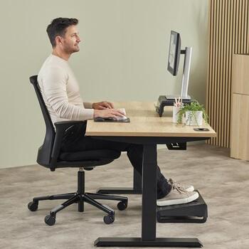Fellowes Breyta kompakta klaviatūras roku balsts 100142570, 32cm, 6cm, 1.75cm, Silikons, Patentēta HEX tehnoloģija (100142570)