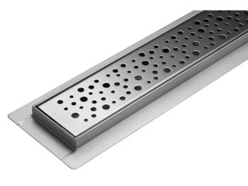 Fala линейный трап Napo 75379, 800 мм, 70 мм, 52 мм, 50/40 мм, AISI 304, K3, EN 1253-1, SMARTthru, EASYclean, GRIPstrong (75379)