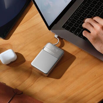 EcoFlow Rapid 5016801015 внешний аккумулятор 5000mAh 30W USB-C магнитная беспроводная зарядка Серебристый (5016801015)