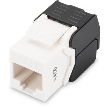 Digitus Keystone modulis DN-93502, CAT 5e, UTP, RJ45 8P8C, LSA, bez instrumentiem, 1 ports, ABS (DN-93502)