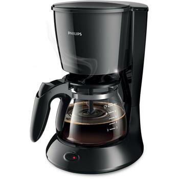 Philips Кофеварка HD7432/20, Мощность 750 Вт, Объем резервуара 0.6 Л, 7 чашек, Автоотключение, Функция капельной остановки, Черный (HD7432/20)